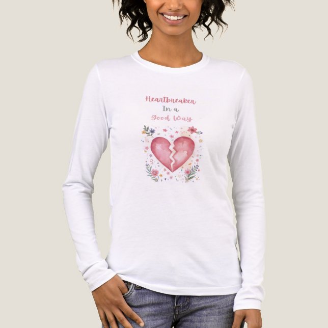 Heartbreaker in a Good Way — Long Sleeve T-Shirt Tri-Blend Shirt (Vorderseite)