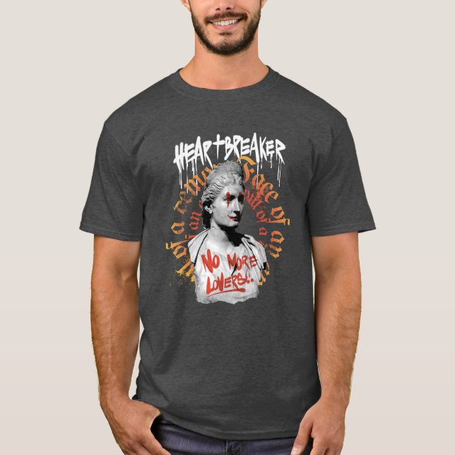 Heartbreaker No More Lovers Statue T-Shirt (Vorderseite)