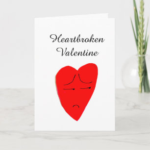 HEARTBROKEN VALENTINE Karte