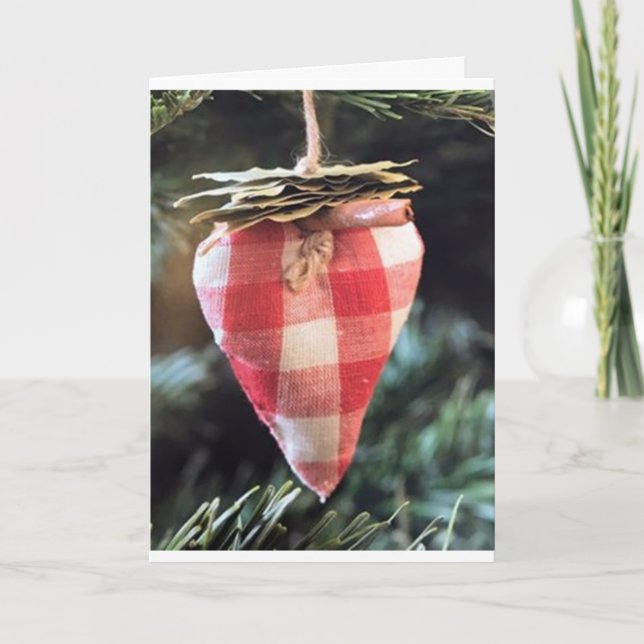 **HEARTFELT CHRISTMAS HOLIDAY WISHES** KARTE (Vorderseite)