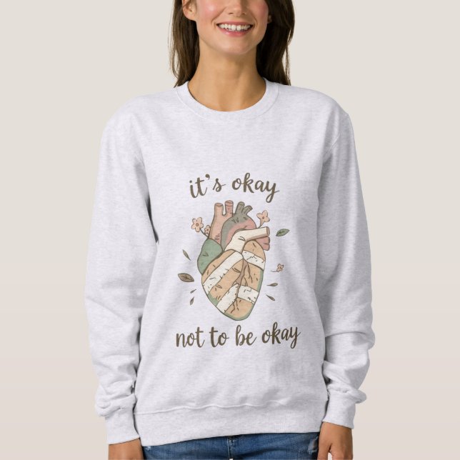 Heartfelt Comfort Crewneck Sweatshirt (Vorderseite)