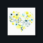 Heartfelt Floral I Leinwanddruck<br><div class="desc">Heartfelt Floral I by June Erica Vess</div>