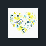 Heartfelt Floral I Leinwanddruck<br><div class="desc">Heartfelt Floral I by June Erica Vess</div>