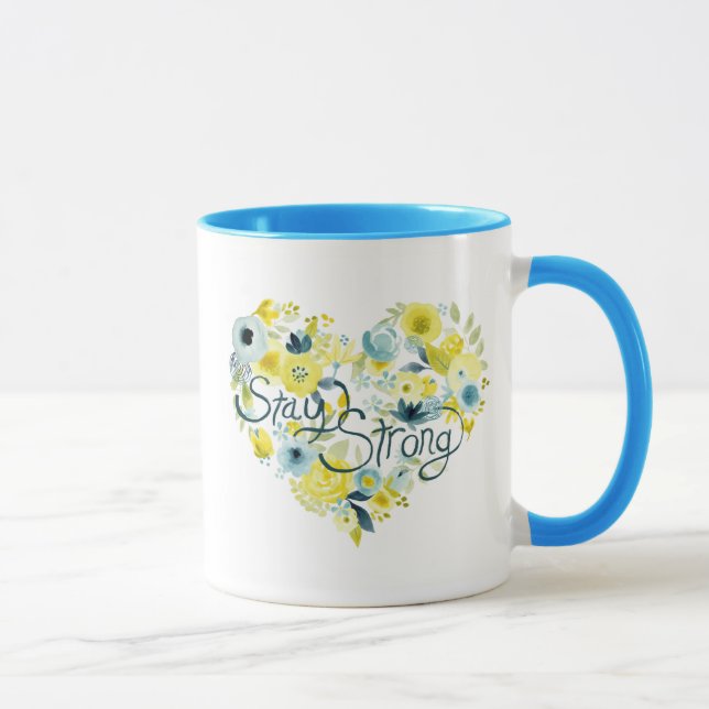 Heartfelt Floral I Tasse (Rechts)