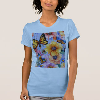 Heartfelt Flutter: Schmetterling Silhouette T - Sh T-Shirt