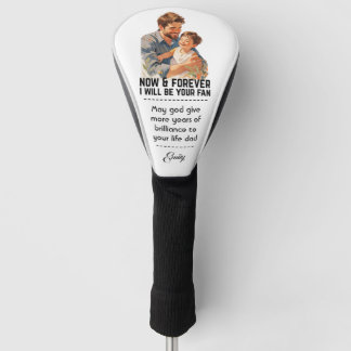 Heartfelt Gift mit der Nachricht an Golfspieler Va Golf Headcover