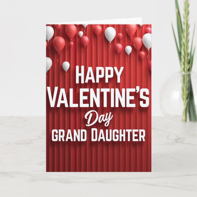 Heartfelt Granddaughter Card Karte (Vorderseite)