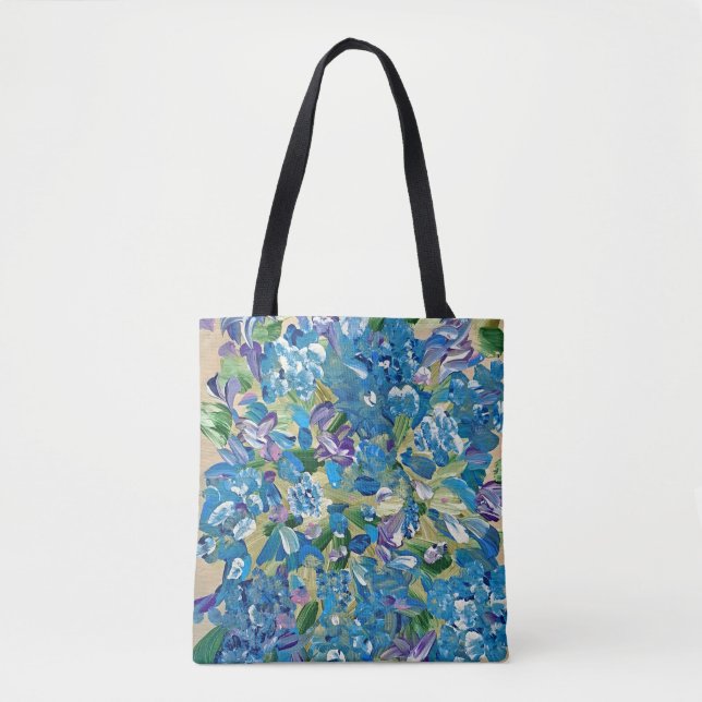Heartfelt Hydrangea Tote Bag (Vorderseite)