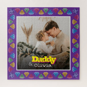 Heartfelt Keepake beim Vater - Personalisiertes Fo Puzzle