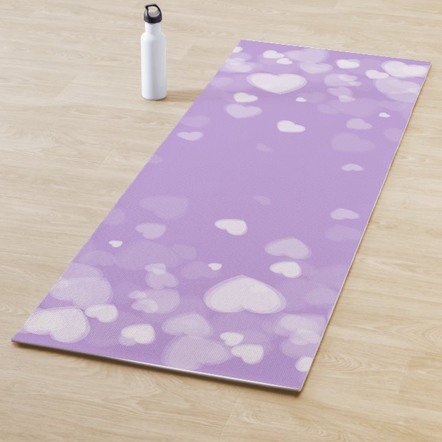 Heartfelt Lila Gummi Yoga Mat - Perfekt für Med Yogamatte (Beispiel)