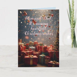 HEARTFELT MAMA & VATER CHRISTMAS-KARTE DANKESKARTE