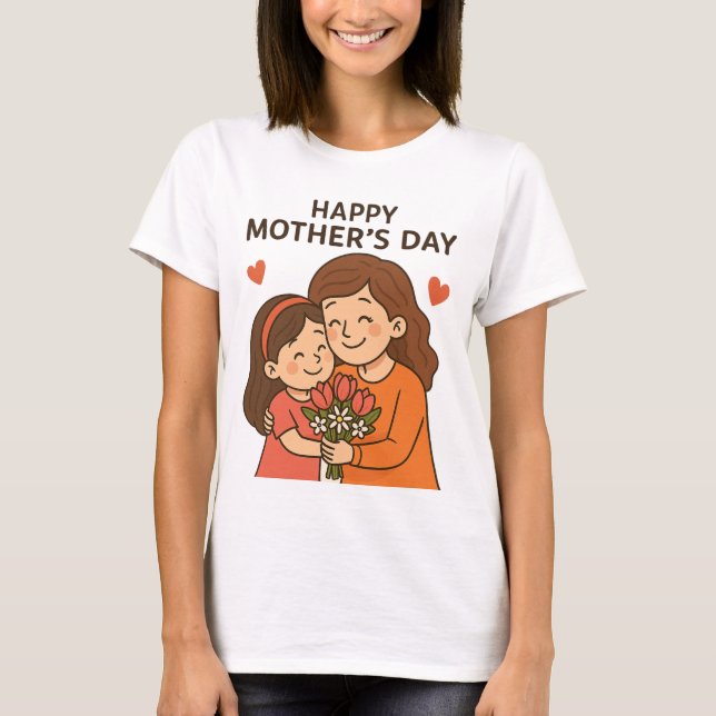 Heartfelt Mother's Day Gift 2025 – Celebrate Mom T-Shirt (Vorderseite)