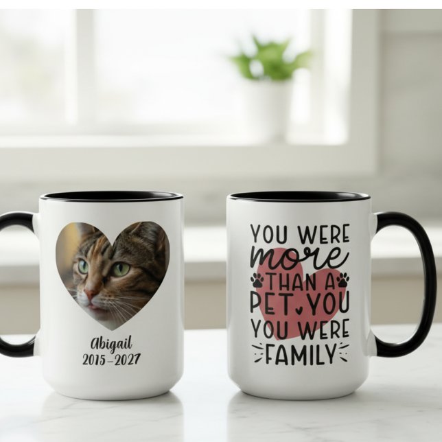 Heartfelt Pet Memorial Photo – Loving Remembrance Tasse (Heartfelt Pet Memorial Photo – Loving Pet Remembrance)