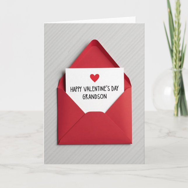 Heartfelt Red Envelope Card Karte (Vorderseite)