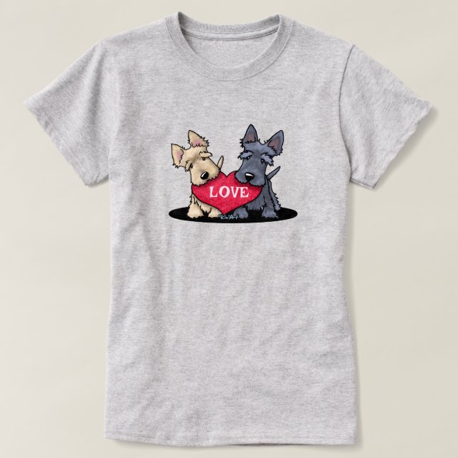 Heartfelt Scottie Duo T - Shirt (Design vorne)