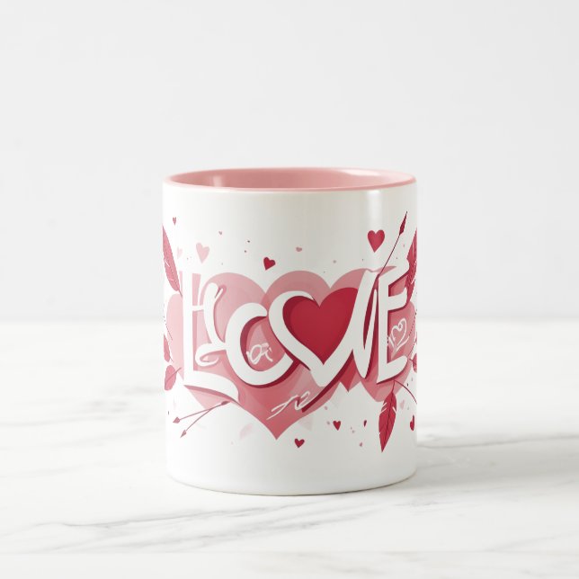Heartfelt Scribbles Tasse (Mittel)