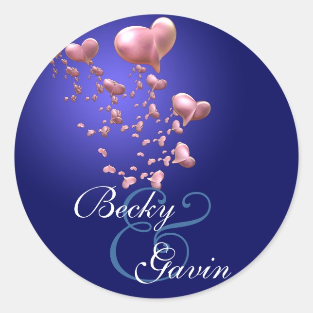 Heartfelt Wedding Sticker (Vorderseite)