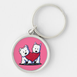Heartfelt Westies Schlüsselanhänger
