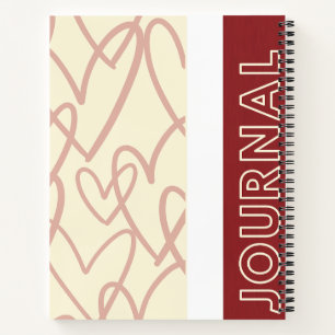 Heartflow Journal – Romantisches minimalistisches  Notizbuch