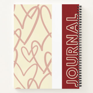 Heartflow Journal – Romantisches minimalistisches Notizbuch