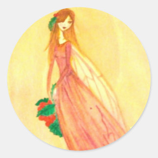 Hearth Fairy Round Stickers
