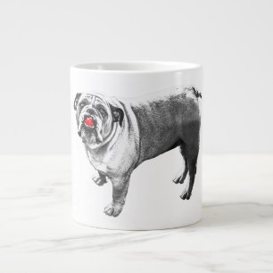 Hearthlight Bulldog Gruß Jumbo-Tasse