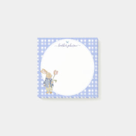 Hearthlight Notes Spring Soft Meadow Gingham Post-it Klebezettel