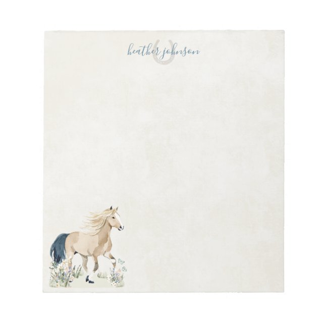 Hearthlight Notes Wiese & Mähne Notizen Notizblock (Vorderseite)