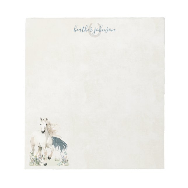 Hearthlight Notes Wiese & Mähne Notizen Notizblock (Vorderseite)