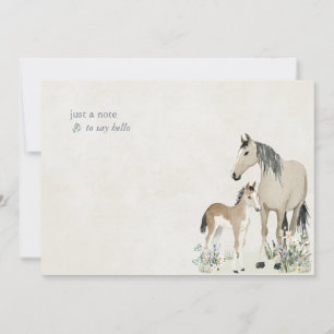 Hearthlight Notes Wiese & Mane Notes Mitteilungskarte