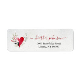 Hearthlight Notes Winter Cozy Heart Personalisiert