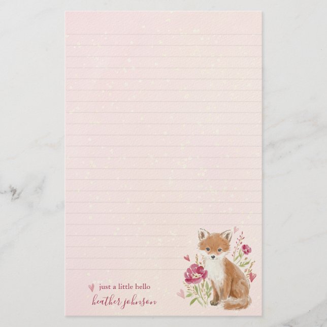 Hearthlight Notizen Ein bisschen Liebe Romantische Briefpapier (Vorderseite)