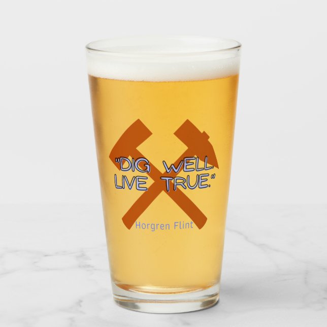 Hearthstone Sprichwort - Glass Tumbler (Vorne (Gefüllt))