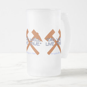 Hearthstone Sprichwort - Mattierte Tasse aus Glas