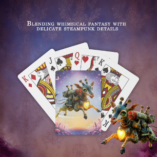 Heartlight-Reisender der mondbeschienenen Himmel. Spielkarten