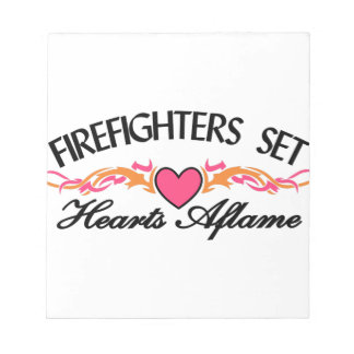 Hearts Aflamme Notizblock