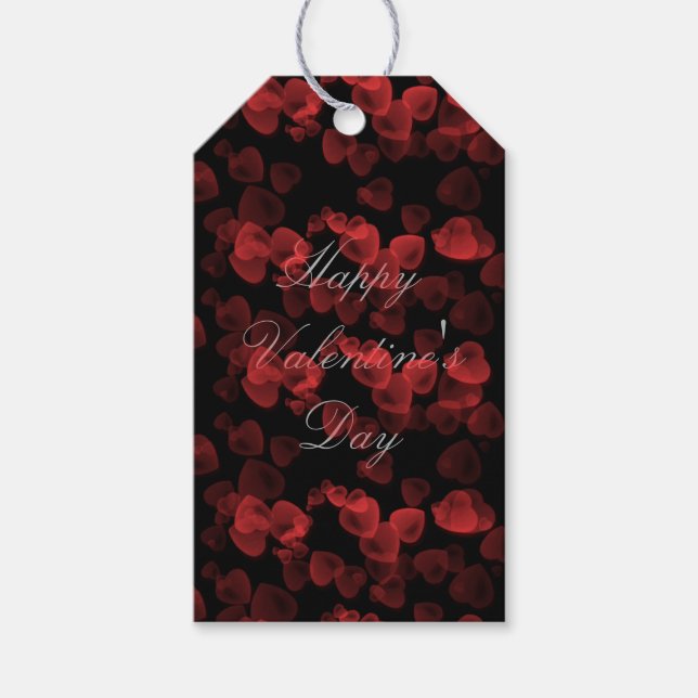 Hearts Afloat Valentines Geschenkanhänger (Vorderseite)