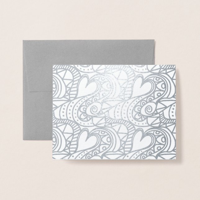 Hearts Alive Folienkarte (Vorderseite mit Umschlag)