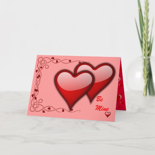 Heart's Allure Feiertagskarte (Vorderseite)