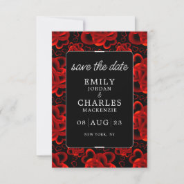 Hearts Alots Elegante Wedding Save The Date