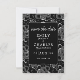 Hearts Alots Elegante Wedding Save The Date