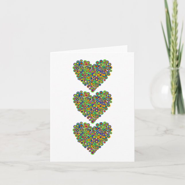 Hearts Alots notecards Karte (Vorderseite)