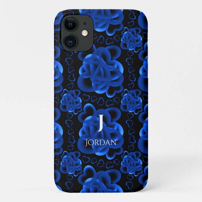 Hearts Alots Pattern Case-Mate iPhone Hülle (Rückseite)