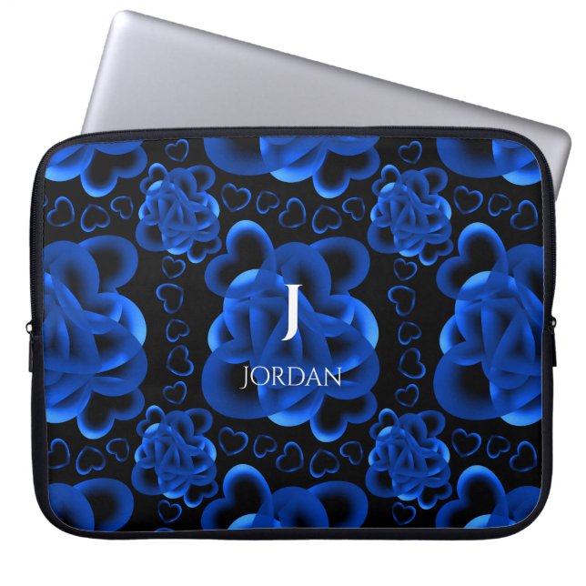 Hearts Alots Pattern Laptopschutzhülle (Vorderseite)