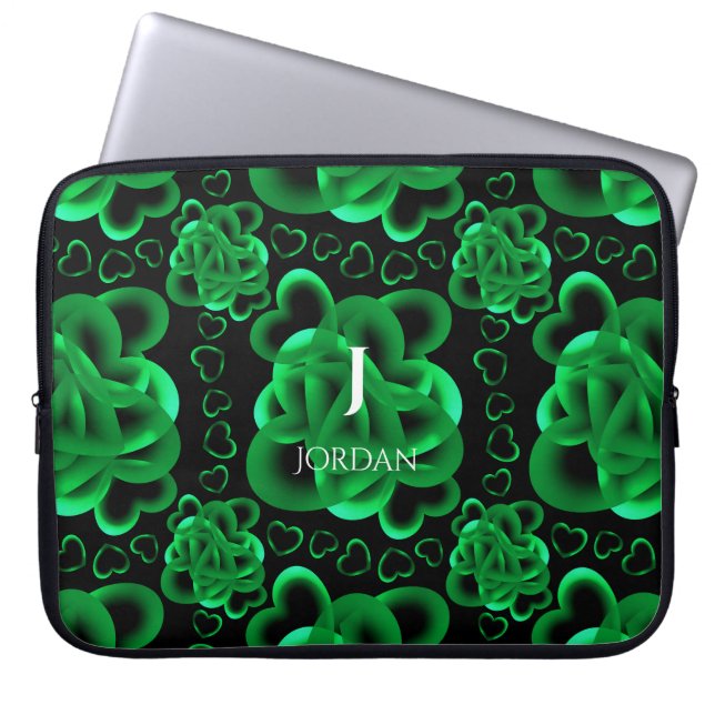 Hearts Alots Pattern Laptopschutzhülle (Vorderseite)