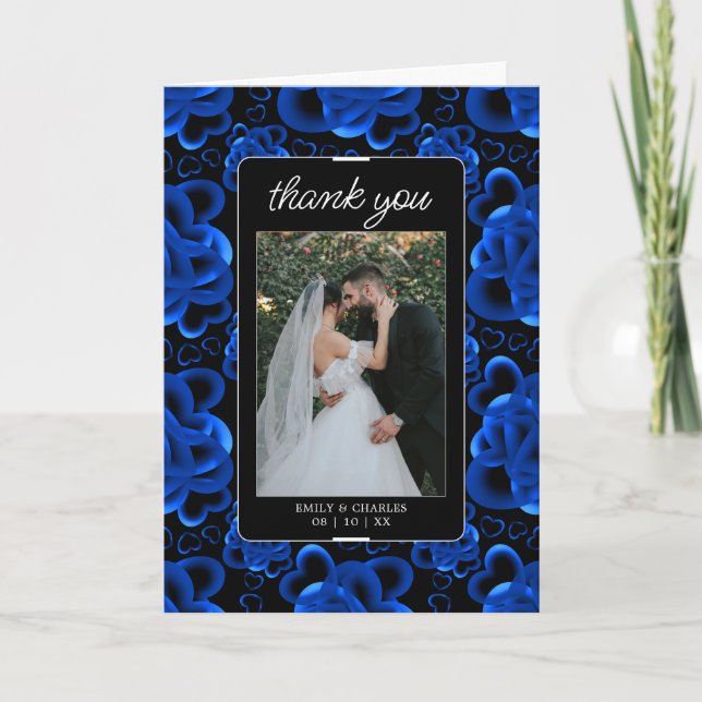 Hearts Alots Wedding Dankeskarte (Vorderseite)