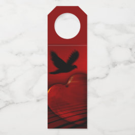 Hearts and Doves Flaschenanhänger