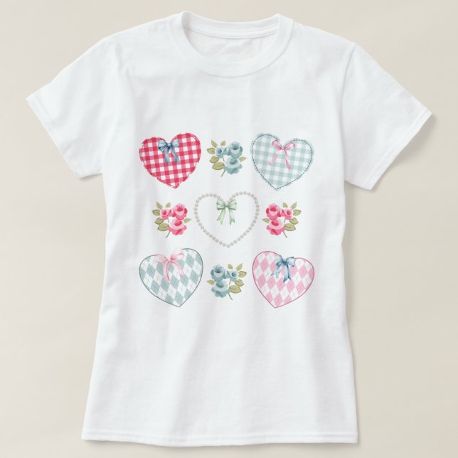 Hearts and Flowers T-Shirt (Design vorne)