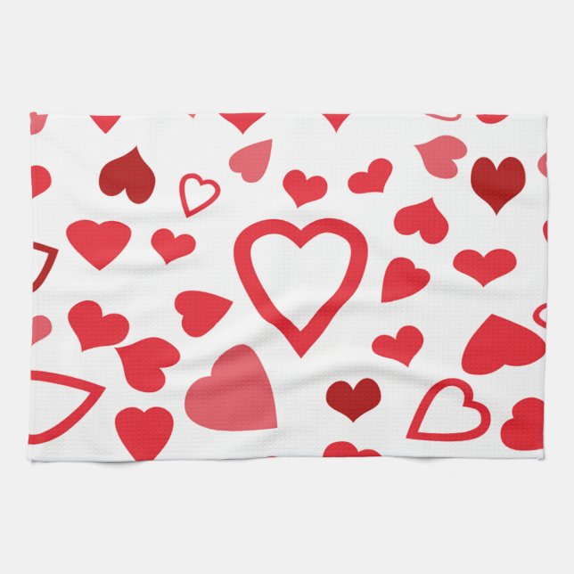 Hearts A'Plenty Handtuch (Horizontal)