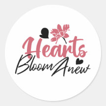 Hearts Bloom new - inspirierendes Blumenzitat